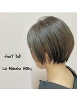 ☆ショートボブ☆グレージュ☆La Blanche ☆ NOBU