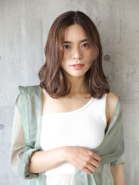 ノエルヘアー(Noel hair) 外ハネニュアンスの艶っぽミディアム