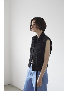 ピズム(PISM) リラックスフェミニン外ハネイメチェンボブ/フォギーベージュ