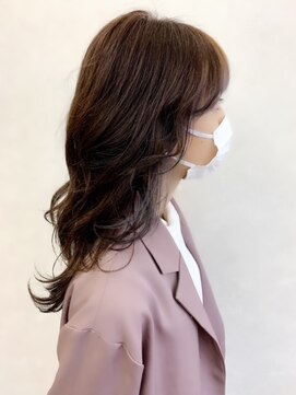 パウダーヘアー ルミニティ(powder hair luminity) ミディアムレイヤー◎20代30代40代