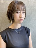 【CASANE下北沢】インナーカラー×外はねボブ