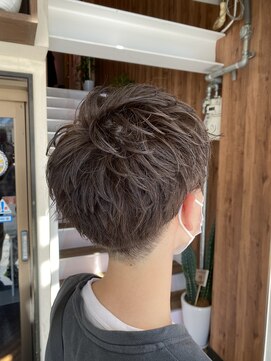 アヴァンス 天王寺店(AVANCE.) 【マッシュ】×【透明感カラー】