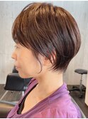 丸みとくびれ◎ショートボブ