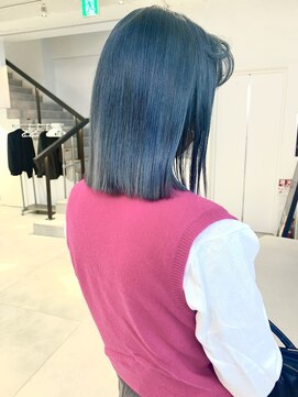 ゼスト パーク(ZEST PARK) ターコイズカラー ブルーカラー ブリーチカラー ダブルカラー