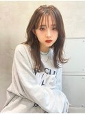 銀座　LIBERTE透明感グレージュ×レイヤースタイル