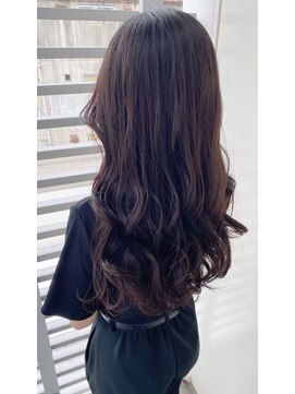 ジーナ セントラル銀座(Zina) 大人かわいいコテ巻き*ローズブラウン*カール ZinaCENTRAL