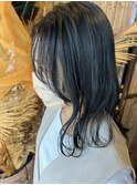 顔まわりカット+カラー