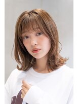 【ARTE表参道/青山】モテ髪ミディアム×透明感カラー