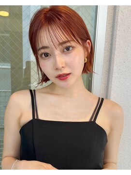 ミンクス 青山店(MINX) 【清水豊】外ハネボブ シースルーボブ 耳掛けボブ