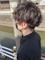 ヘアショップ ホップエム(HAIR SHOP HOP M)&nbsp;ミディアムウルフ→マッシュツイストスパイラル