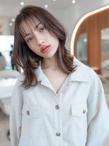 イルハバナ 渋谷(ill HAVANA)&nbsp;髪質改善レイヤーカット/ココアベージュ/ヘーゼルブラウン/小顔