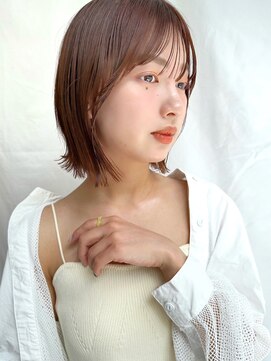 ケーツー心斎橋 クイーンズガーデン バイ ケーツー(K two QUEEN'S GARDEN by K two) 赤み消しカラー*ピスタチオカラー*3分で巻けるボブ*外ハネボブ3