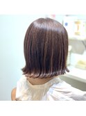 切りっぱなしボブ