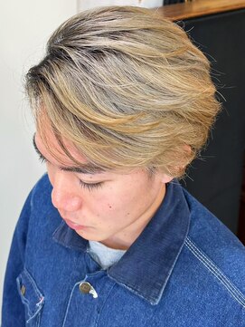 アルファ インタラクティブ エム フラワー(ALUFA interactive.M Flower) 20代30代40代ダブルカラーホワイトベージュ透明感カラーメンズ