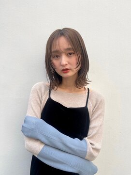 メルト(melt) #顔まわりレイヤー　#切りっぱなしロブ