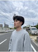 マッシュ/センターパート