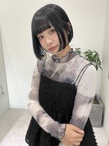 ジーナ 渋谷神南(Zina)&nbsp;ブラック＋ぱつっとボブ