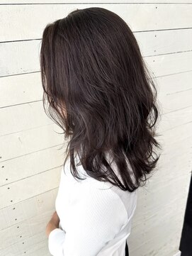 ルノン(LUNON) マーメイドグレージュ/セミロングレイヤー/レイヤーカット