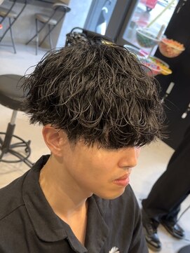 アビー ランシェル(ABEY LENCIEL) 波巻きツイスパMIX/長岡メンズパーマ/新潟メンズパーマ