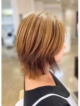 ヘアデザイニング ズーム 飯田橋店(hairdesigning Zoom) 20代30代40代：アンブレラカラー