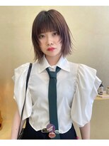 スニュウ(snuw)&nbsp;【snuw mina】レイヤーカット/顔まわりカット/透明感カラー/伏見