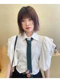 【snuw mina】レイヤーカット/顔まわりカット/透明感カラー/伏見