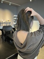 ヘアーエスクールシーユー 枚方T-SITE店(hair S.COEUR×Cu) 丸くならないボブ/切りっぱなしボブ/大阪枚方美容室