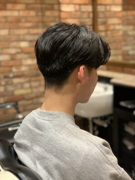 ヒロギンザ 御徒町店(HIRO GINZA) メンズセンターパート　ニュアンスパーマ　御徒町　上野　秋葉原