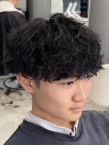 エデアンルクラ 下通(EDEAN Leclat)&nbsp;熊本 シャドウパーマ 韓国風 マッシュ MEN'S HAIR