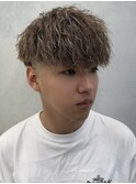 パイルツイスト×ホワイトメッシュ