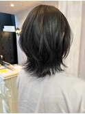 福山人気10代20代30代透明感グレージュ暗髪艶髪美髪ダメージレス