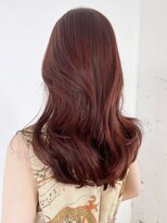 アイティー バイ アルバム 中野店(IT by ALBUM)&nbsp;チェリーブラウンロング顔周りレイヤー美髪_ba532883