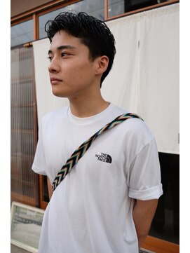 ノフ(knof) メンズショート × ニュアンスパーマ × ピンパーマ