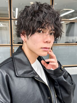 エル 渋谷(L) 無造作◎ツイストパーマ×マッシュで韓国風