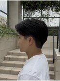 メンズ センターパート 毛流れパーマ