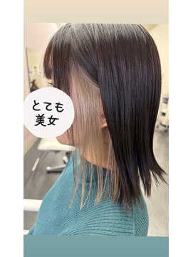 ステレオ 知立店(STEREO) 色落ちレス！？肩ハネ×ミルクティーベージュ×インナー11月