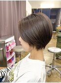 丸みが綺麗なショートボブ