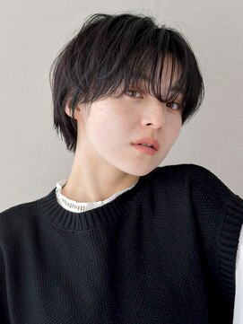 黒髪/クラゲヘアー/オリーブグレー/小顔/ココアベージュ