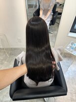 ルル(Lulu)&nbsp;梅田/ブラウン/ベージュ/レイヤー/前髪カット/縮毛矯正/髪質改善