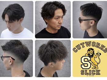 カットワークススリックバイフェローズ(CUT WORKS SLICK by fellows)の写真/いつ来ても《メンズカット&眉カット￥4950》で理想のスタイルに。平日19時最終受付OK。