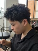 スパイキーショート/アップバング/フェード/mem's/眉毛