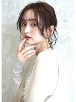 テラスコード(TERRACE CODE) 大人可愛い20代30代40代50代小顔レイヤーセミロングアレンジ
