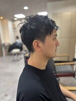 ホワイトストーン WHITE STONE&nbsp;ツーブロック × 無造作ショートサーフカール