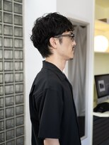 ポートラブ(Portlove)&nbsp;メンズパーマ　メンズショート　ダウンバング 大人ショート 30代