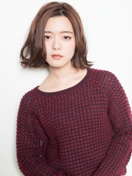 クアトログランシュ ひたちなか店(QUATRO×GranCieux) 外ハネ切りっぱなしボブ