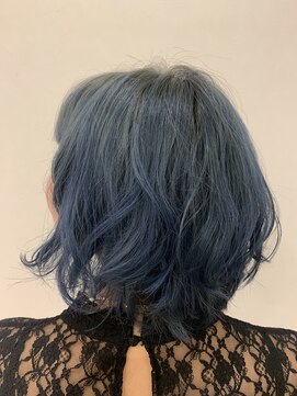 ハナ ビューティーヘアー(hana.) ブルーグラデーション