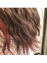 アッシュ 池袋店(Ash)&nbsp;ほんのりインナーカラー☆ピンク☆　　＃池袋駅