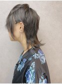 肩につく長さあればできる！マッシュウルフ