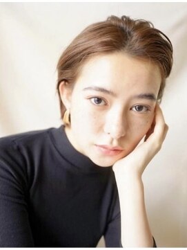 ネウィ 京橋(newi) 【 newi 京橋 】かきあげバング × プラチナグレージュ