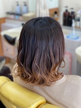 バディー ヘアー(Buddy Hair) 【裾カラー☆】愛されクビれミディ